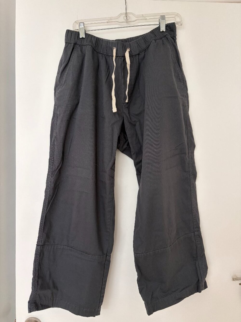PACT Women's Daily Twill Cotton Drawstring Pull-on Pants Size Large